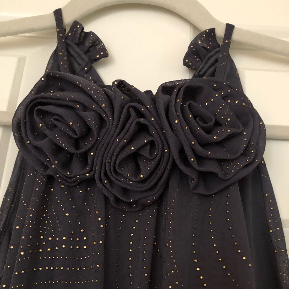 NWT Love Tease Halter Dress with Gold Studs